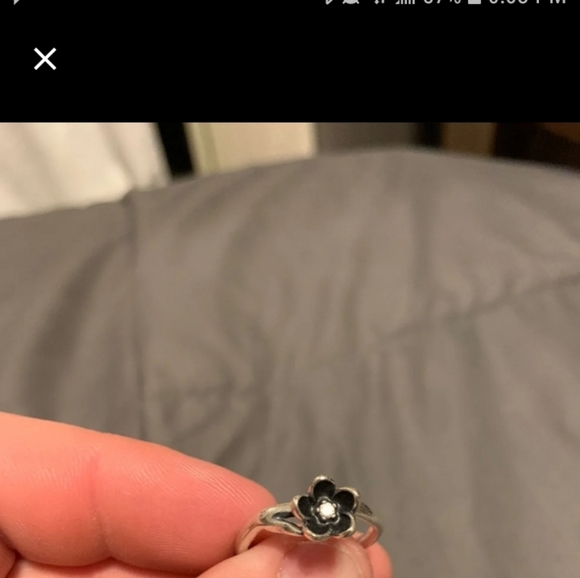 Pandora rings and matching clip - Picture 3 of 4